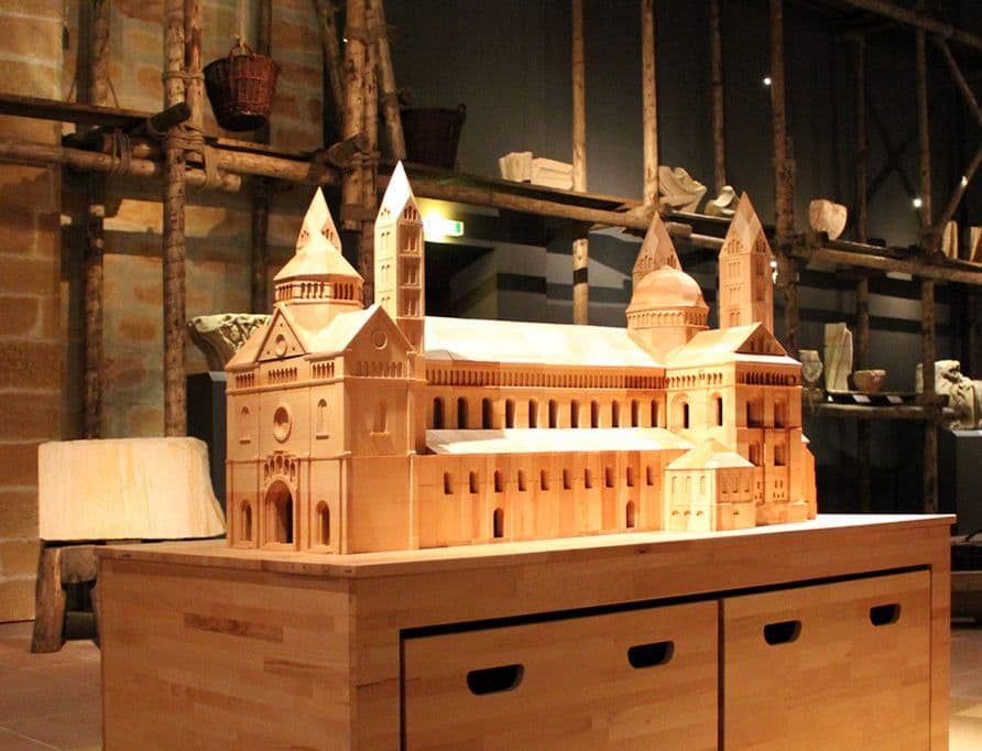 Dom Speyer - Modell aus Holz gefräst- Domschatz